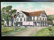 Vintage Postcard 1907-1915 Burke's Sanatorium Santa Rosa, California (CA) picture
