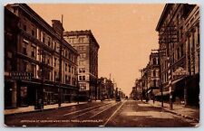 Vintage Postcard Jefferson St. Looking West From Third Louisville Kentucky KY picture