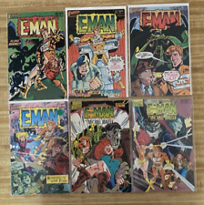 E-MAN #2,7,9,18 - 1983 & ORIGINAL E-MAN AND MICHAEL MAUSER #4,7 - 1985 FIRST PUB picture