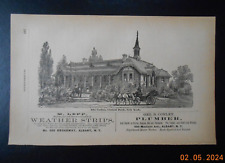 1878 The Casino Central Park New York City NYC NY restaurant illustration ART AD picture