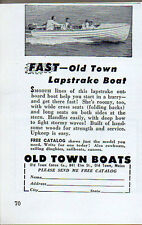 1952 Vintage Ad Old Town Lapstrake Boats Old Town,Maine picture