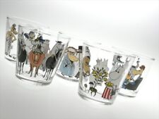 Iittala Moomin Glass Set of 5P Pre-owned Good condition gift From Japan F/S picture