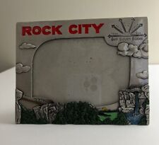 ROCK CITY Nice Metal Picture Frame See Seven States Mountain picture