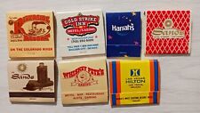 Vintage Lot Of 7 Las Vegas Casino Matchbooks Sands Pioneer Club Harrah's  picture