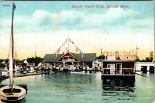 Duluth, MN Minnesota  DULUTH YACHT CLUB  Boats/Docks  ca1910's Nautical Postcard picture