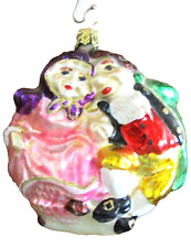 Merck Family's Old-World Christmas, Glass Dancing Couple Ornament, 4.75