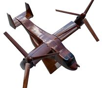 V22 Osprey Osage Mahogany Wood Desktop Helicopter picture