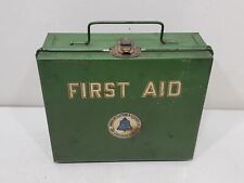 Vintage Bell System FIRST AID KIT Metal Box ORIG CONTENTS Telephone Advertising picture