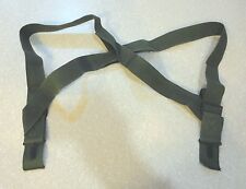 ONE PAIR OF OLIVE DRAB M1950 MILITARY / ARMY ELASTIC SUSPENDERS - BRAND NEW picture