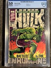 Marvel Comics Incredible Hulk King Size Annual 1 1968 CBCS 3.0 Steranko Cover 🔥 picture