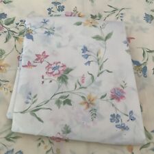 Vintage Lady Pepperell Cotton Percale Full Size Flat & Fitted Sheet Set USA MADE picture