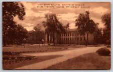 Springfield Missouri~Education Bldg @ Southwest State Teachers College~Postcard picture