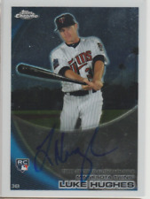 Luke Hughes 2010 Topps Chrome rookie RC auto autograph card 187 picture