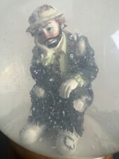 Emmett Kelly Jr. Clown Snow Globe  