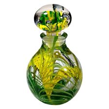Vintage Exotic French Art Glass Decanter Flacon Perfume Bottle Decanter picture