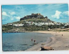 Postcard View of Lindos, Greece picture