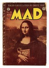 Mad Magazine #14 GD+ 2.5 1954 picture