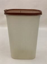 Tupperware Modular Mate Oval Container 1615-6 Brown Lid 1618 (12 1/4 cup) 2.9 L picture