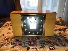Vintage General Electric Art Deco Electric Mantel Clock Model 3H176 Works VGC picture