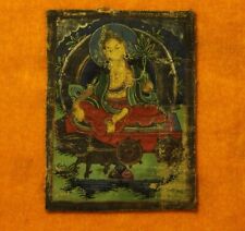 Wonderful Tibet 1800s Old Antique Buddhist Tsakli Tsaklis Marichi Thangka Tangka picture