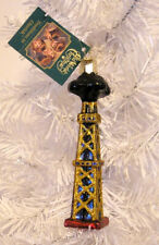 2015 OLD WORLD CHRISTMAS - OIL DERRICK - BLOWN GLASS ORNAMENT NEW W/TAG picture