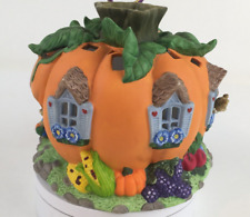 PARTYLITE Pumpkin House Harvest Tealight Candle Holder Mouse Thanksgiving picture