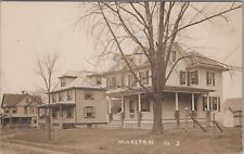 Marlton New Jersey Houses Dirt Road 1911 RPPC Photo Postcard picture
