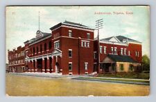 Topeka KS-Kansas, Auditorium, Antique, Vintage c1910 Postcard picture