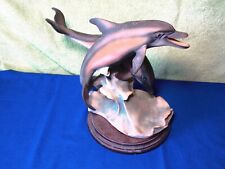 Giuseppe Armani Vintage Ceramic DOLPHINS AT PLAY Figurine made in Italy picture