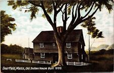 Deerfield Massachusetts MA Old Indian House Antique Postcard UNP Unused UDB picture