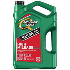 Quaker State 5W-30 Synthetic Blend Motor Oil for Vehicles over 75K Miles,5-Quart picture