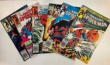 The Amazing Spider-Man 244 249 250 251 253 256  258 Marvel Comics 1984 Lot picture