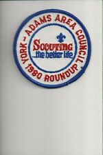 1980 York-Adams Area Council Roundup patch picture