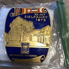 AWESOME RARE Grill badge 1975 Zielfahrt ADAC  picture