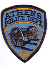 Athens (Clarke County) GA Georgia Police Dept. duty-worn patch - Cheesecloth picture