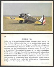 Aviation Postcard - Boeing P-26 - Curtiss NC-4 - Non-Postcard Back  picture