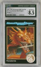CGC 8.5 Gold Border 1991 AD&D TSR RPG Card #23 ~ Larry Elmore Red Dragon Art picture
