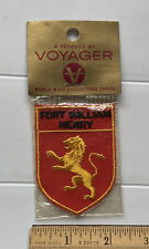 NIP Vintage Fort William Henry Lake George New York Souvenir Voyager Patch Badge picture