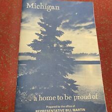 Vintage Michigan: A Home to be Proud Of Pamphlet History Book picture