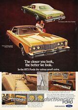 1973 Ford LTD Galaxie 500 color - Classic Vintage Advertisement Ad H63 picture