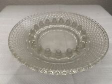 Vintage Clear Glass Hobnail 6” Ash Tray picture