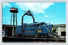 Postcard Railroad Train Bangor Aroostook GM BI-2 Turntable 1970s Unposted Chrome picture