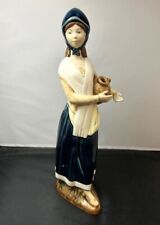 Vintage Rex Valencia Porcelain Figurine Lady with Clay Pot Hand Made Spain     picture