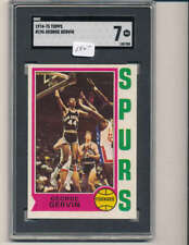 1974 Topps #196 George Gervin Spurs rookie card sgc 7 nm bxm3 picture