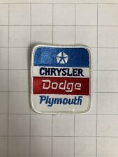 Vintage Gas Station Auto Garage Repairman Patch Chrysler Dodge Plymouth picture