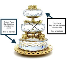Replacement Pc for Swarovski Crystal Memories Gold Miniature 3-Tier Wedding Cake picture