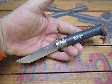 Opinel No 8 Inox  Pocket Knife Plain Edge Blade Gray picture