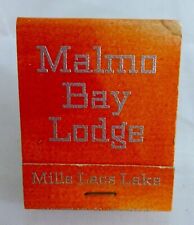Vintage Matchbook Unstruck - Malmo Bay Lodge - Mills Lac Lake - Aitkin Minnesota picture