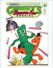 Gumbys Summer Fun Special #1 Comic Book 1987 VF- Comico Story Toon picture