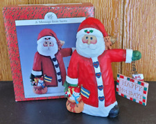 Artmark Chicago Christmas Collection Santa Claus Vtg Figurine Mantle Table Decor picture